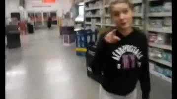 Stranger girl sucks in walmart video porn